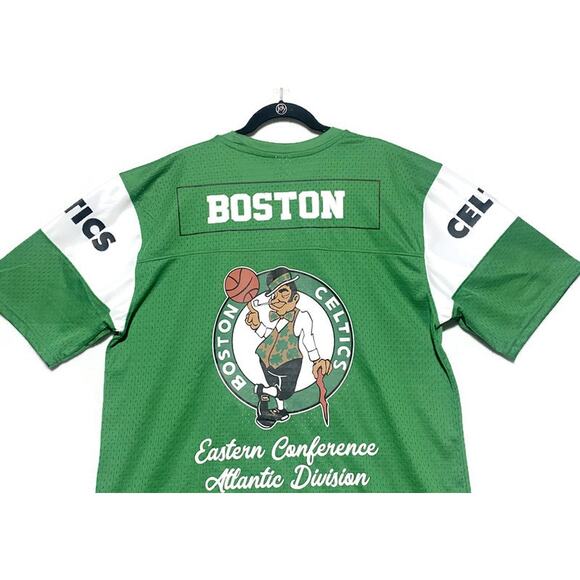 Boston Celtics Fan Jersey Men's Large Green Short Sleeve by Ultra Game NEW - Picture 7 of 10